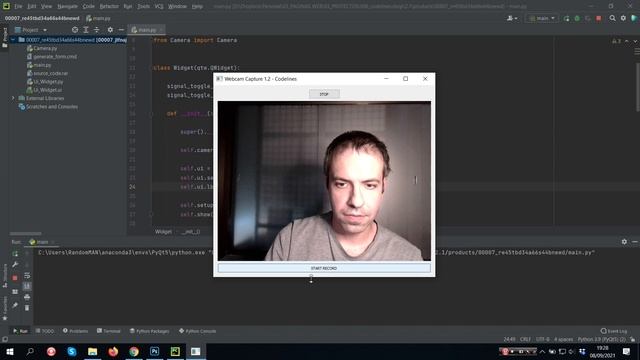 Webcam recorder | Python | OpenCV | PyQT | смотреть онлайн