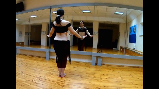 Tribal Fusion Bellydance beginner combo | Трайбл фьюжн комбо для начинающих смотреть онлайн