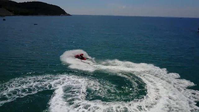 DJI MAVIC PRO & JETSKI (гидроцикл) dji active track