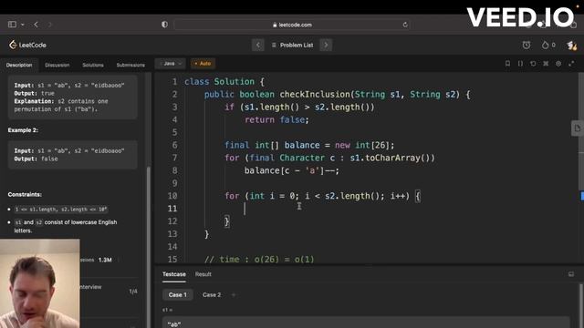 Leetcode Solution - 567 Permutation in String смотреть онлайн