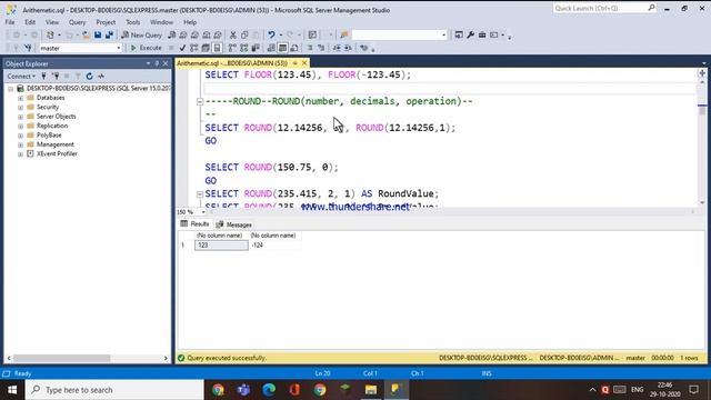 70.MATHEMATICAL FUNCTIONS - ABS,CEILING,FLOOR,ROUND IN SQL смотреть онлайн