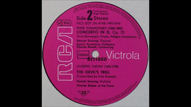 Tartini, Devil Sonata, Szeryng смотреть онлайн