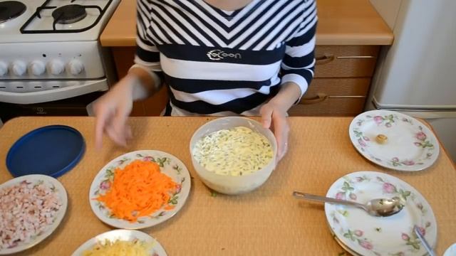 Салат "Грибная поляна" очень простой и вкусный рецепт!!! смотреть онлайн