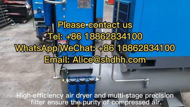 Combined Screw Air Compressor Fiber Cutting смотреть онлайн