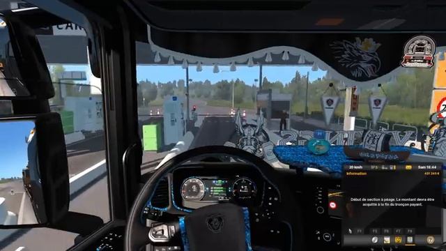 Euro Truck Simulator 2 (v1.38) - Scania S NextGen Special Tuning Pack + V8 Sound + Interior смотреть онлайн