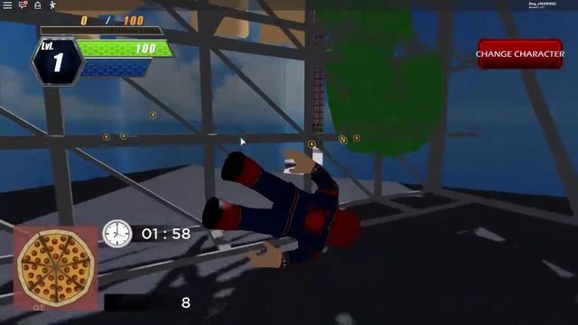 Roblox Spider-Man simulator (alpha) смотреть онлайн