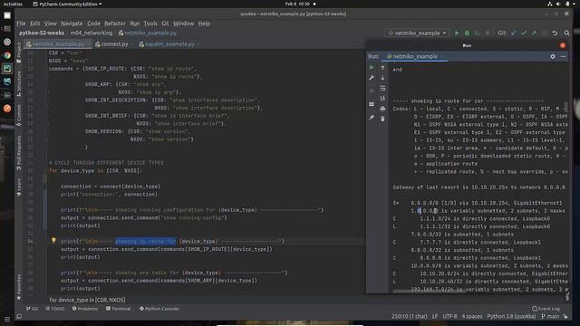 week 26 Netmiko смотреть онлайн