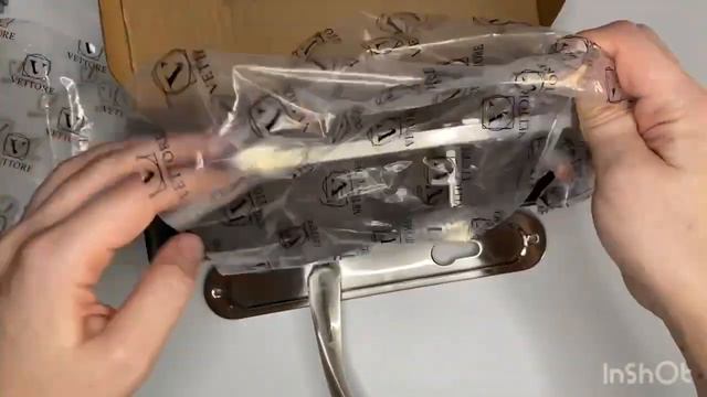 Ручка на планке VETTORE 85.323 AL SN сатин