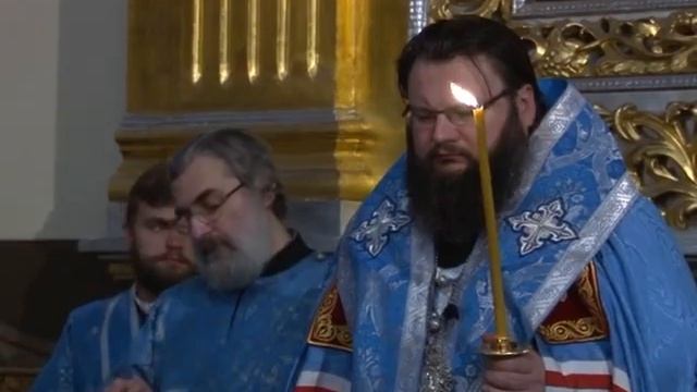 Акафист у иконы Божией Матери Одигитрии архиерейским чином смотреть онлайн