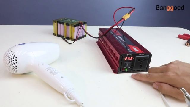 24v to 220v Power inverter 2200w ทดสอบอินเวอร์เตอร์ Mensela IT-PS1 Pro смотреть онлайн
