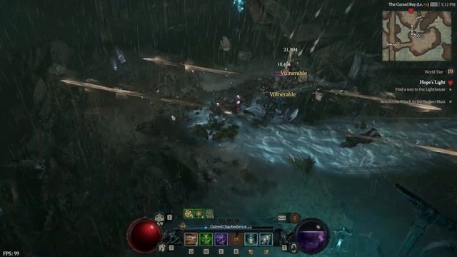 DIablo 4 - Hope's Light Stronghold World Tier 4 Clear (Poisonous Penetration Rogue)
