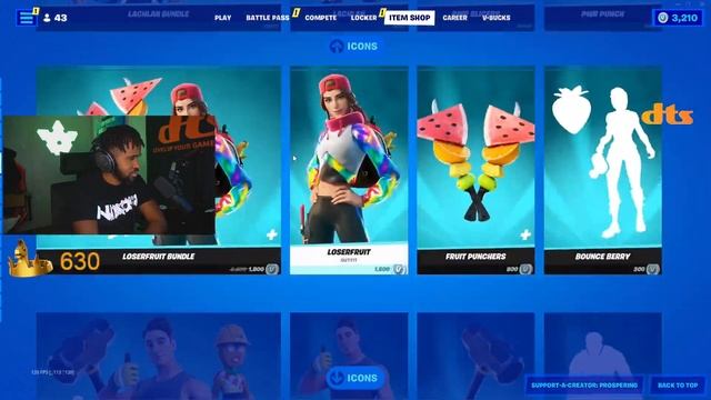 Streamers React to *NEW* "SLALOM STYLE" EMOTE in Fortnite Item Shop смотреть онлайн