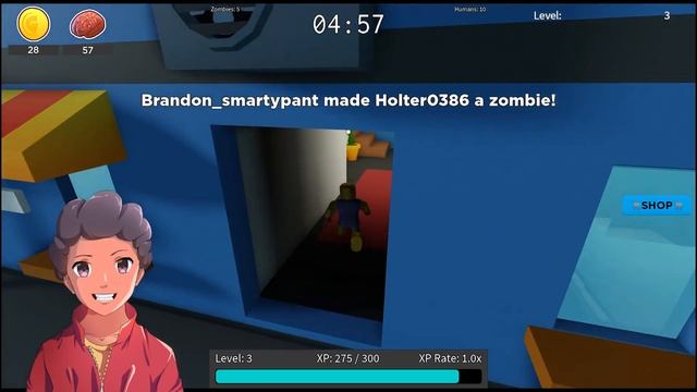 ROBLOX ZOMBIE TAG! I'M THE ZOMBIE KING ? смотреть онлайн