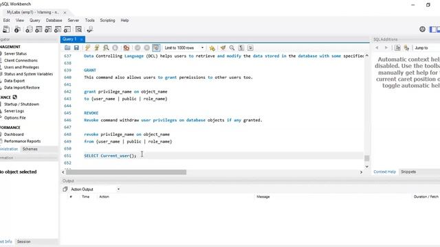 Basics Of SQl | Part 14 In Hindi | DCL Commands , GRANT And REVOKE. смотреть онлайн