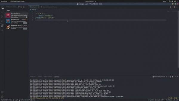 Настройка VS Code для работы с Python