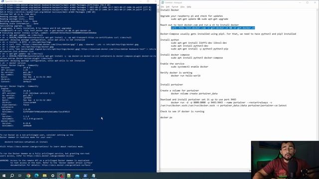 What is Docker? and HOW TO INSTALL DOCKER on a Raspberry Pi / LINUX смотреть онлайн