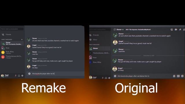 Among Us Logic 1 The discord scene remake VS original смотреть онлайн