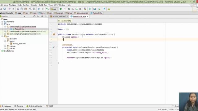 004_What is spinner in android studio 2.3.3? смотреть онлайн