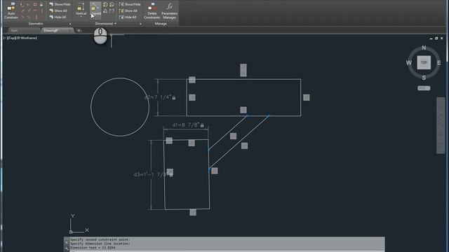 AutoCAD 2016 Dimensional Constraints - A How To Guide смотреть онлайн