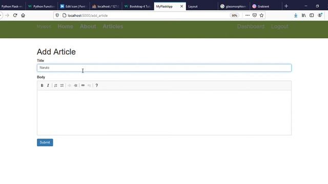 web articles, with flask(framework python) смотреть онлайн