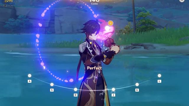 Genshin Impact 2022 Let's Go Crimson Knight #drumalong