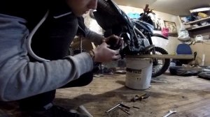 \RGD/ Починимся?\Замена колодок заднего суппорта питбайк