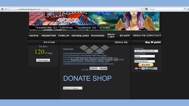 How to Donate on Talisman of World смотреть онлайн