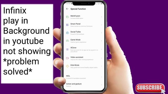 Infinix play in background option not showing problem solved//Infinix me youtube background music ❌ смотреть онлайн