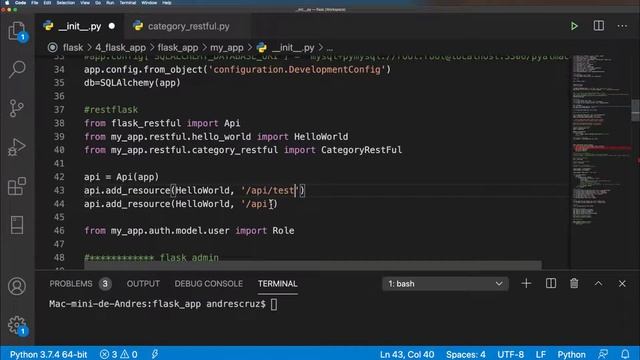 ? Crear una Api Rest con Flask Restful y Python | 1° Recurso, detalle de la categoría #6 GET смотреть онлайн