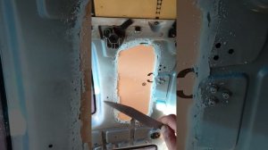 MAN TGA -  вариант утепления кабины+ как очистить старый поролон с обшивки