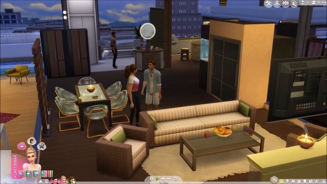 The Sims 4 ЖИЗНЬ В ГОРОДЕ: Встреча с родным папочкой :D смотреть онлайн