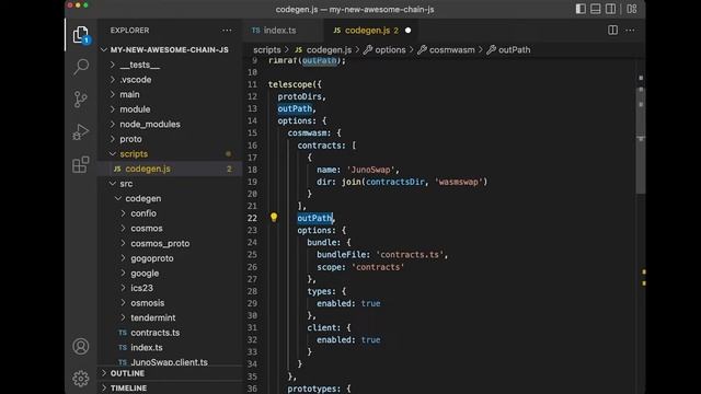 Integrating Telescope and CosmWasm ts-codegen смотреть онлайн