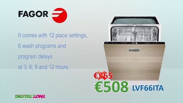 Fagor Dishwasher LVF66ITA A++ - DigitalZone Qormi смотреть онлайн