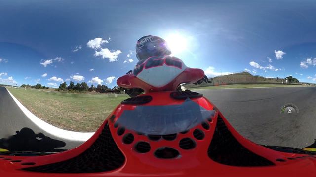 ZIP SP 100 Malossi Onboard 360 with GPS data @ Vallelunga смотреть онлайн