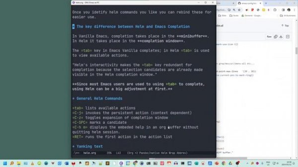 Emacs Helm Essentials