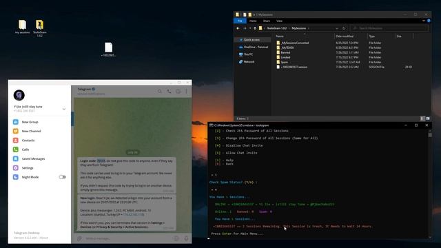 TooloGram (Telegram Software) - Terminate Other Sessions смотреть онлайн