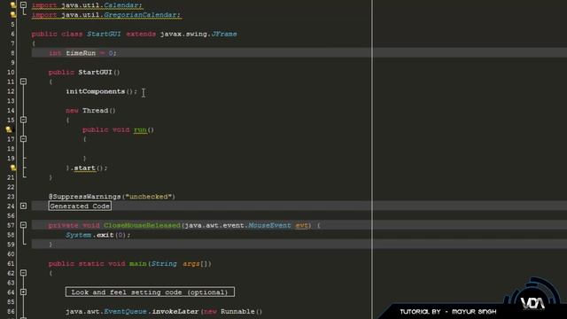 Create a Clock in Java and Netbeans смотреть онлайн