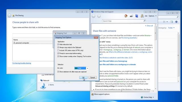How to take screenshots with the Snipping tool in Windows 7 смотреть онлайн