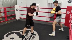 Тренировка по боксу | Сокращение дистанции в боксе