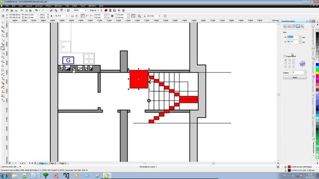 Проектирование дома в программе Corel Draw. Часть 1. Планировка дома. смотреть онлайн