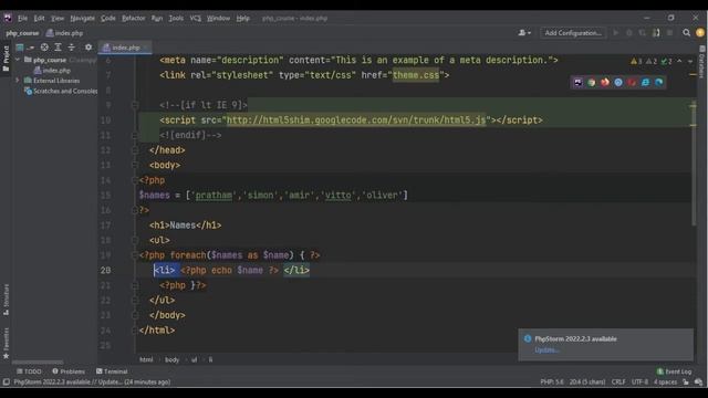 3 ways to add PHP loops and conditionals inside HTML - PHP Tutorial Beginner to Advanced смотреть онлайн