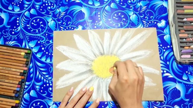 Как нарисовать ромашку | мастер класс смотреть онлайн