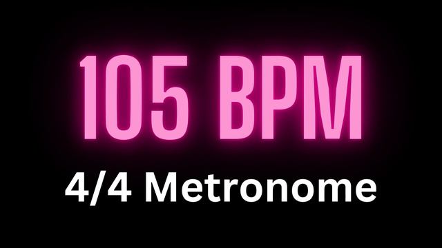 4/4 Metronome - 105 bpm смотреть онлайн