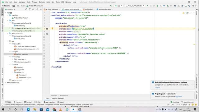 Manifest file | Details of Manifest | Intent-filter | Required of Intent-filter смотреть онлайн