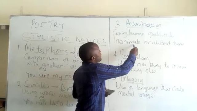 POETRY:  Stylistic Devices