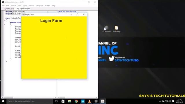 How to Create a Login Form in Java ? | Java Swing Tutorial #015 смотреть онлайн
