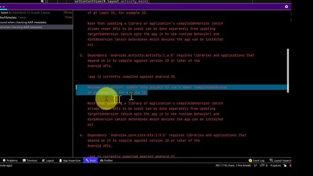 Android Studioのビルドエラーを解決する смотреть онлайн