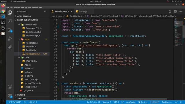 [#27] Easily test case using Re-usable render function in React [Hindi/Urdu Tutorials] смотреть онлайн