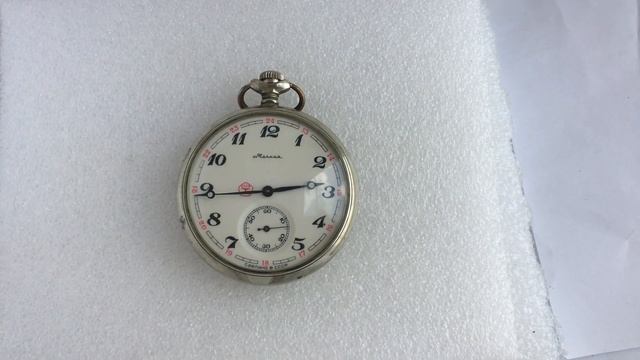 Карманные часы Молния Волки на охоте СССР знак качества смотреть онлайн