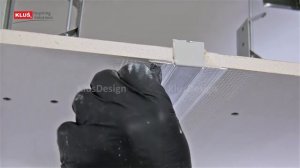 Установка линейного светильника для скрытого монтажа